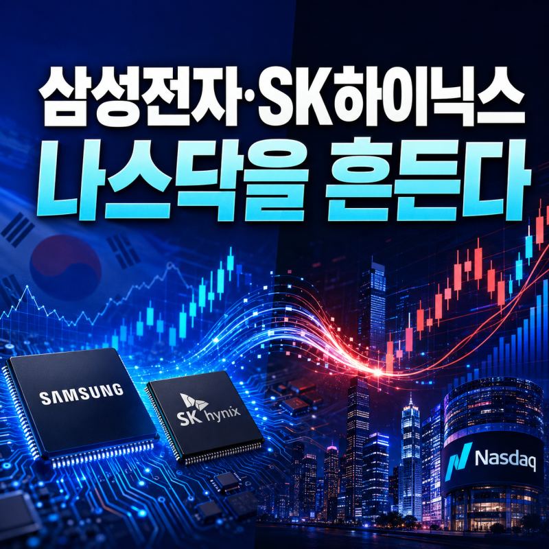 삼성전자·SK하이닉스가 나스닥을 흔든다