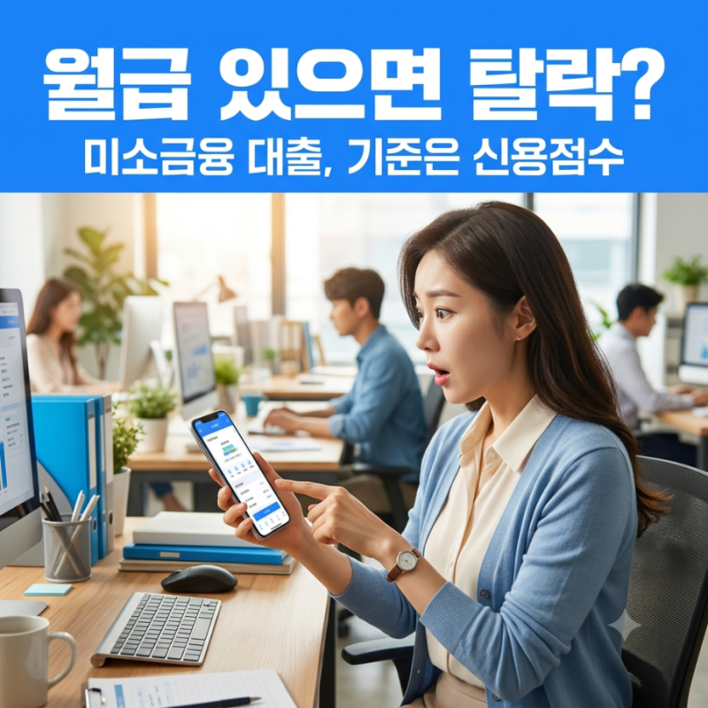 삼성미소금융재단 대출, 월급 있으면 무조건 탈락일까요