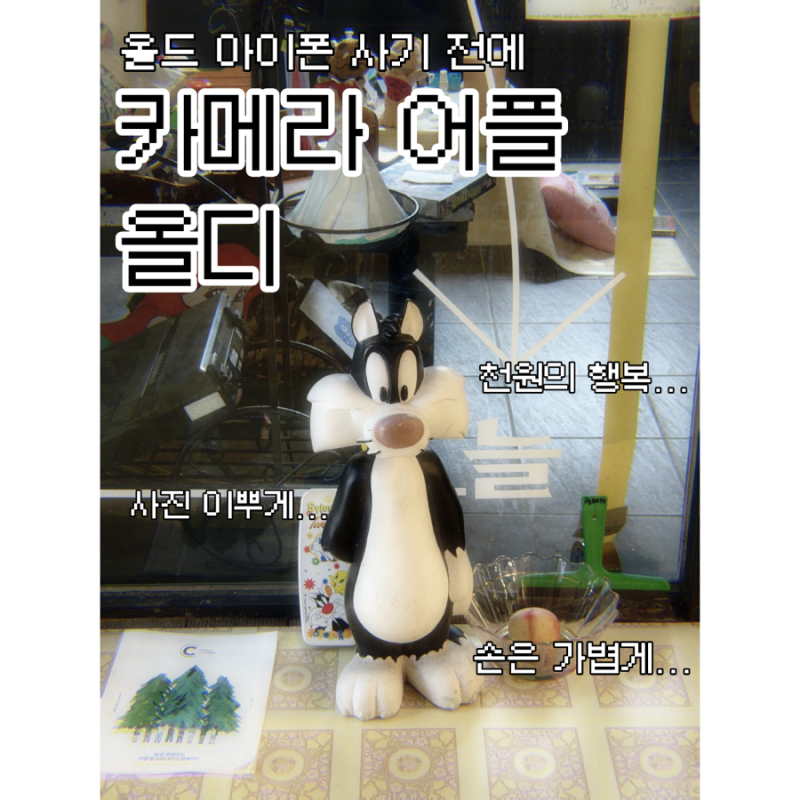 [어플] 올드 아이폰 필터 카메라 ‘올디 Oldi’ 사용 후기(비교사진)