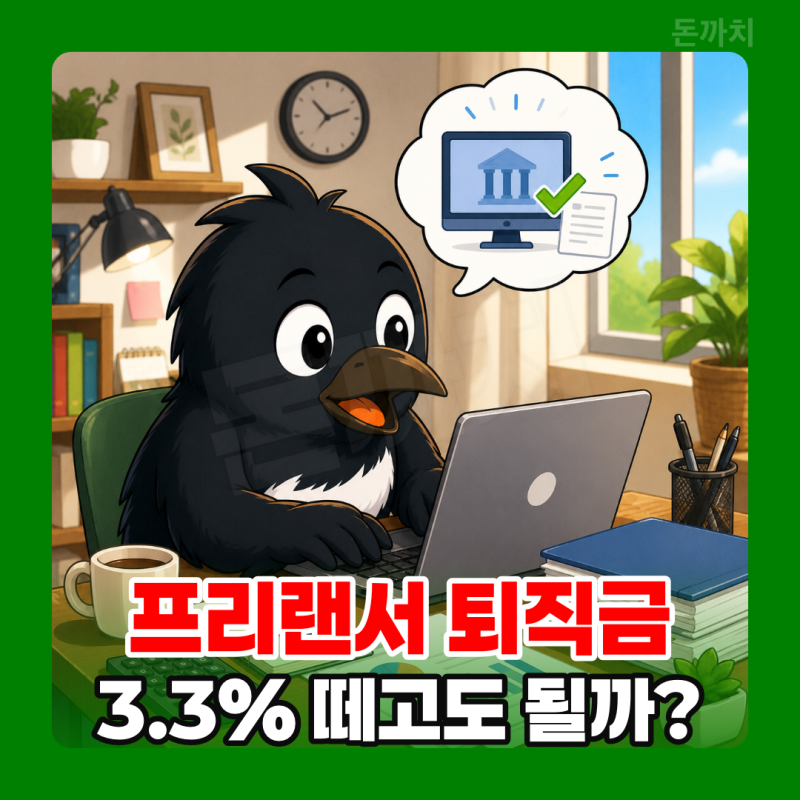 프리랜서 3.3% 세금부터 퇴직금·실업급여까지 확인하는 방법