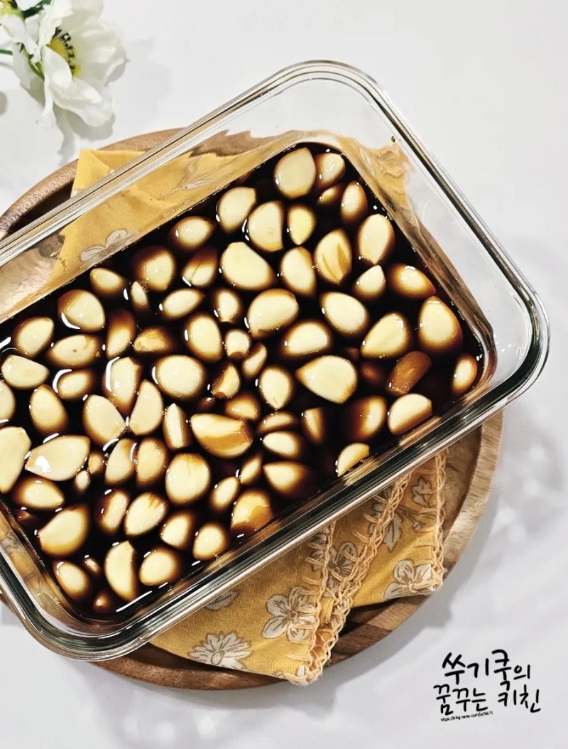 마늘장아찌 담그는 법 간장소스 황금비율 녹변 없는 꿀팁!