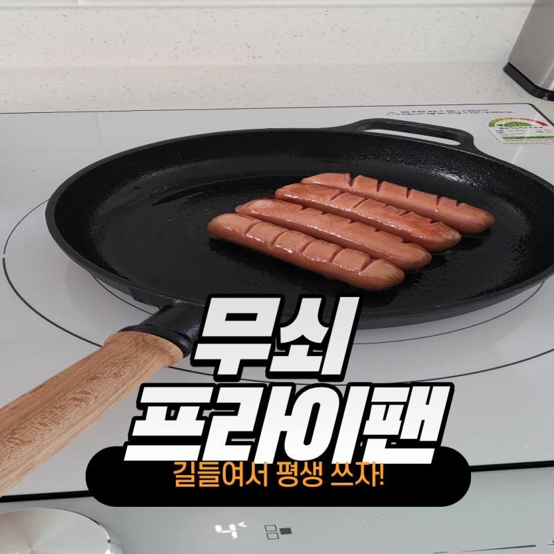 렉타무쇠팬 길들이기 쉬운 무쇠프라이팬 시즈닝 보관법 총정리