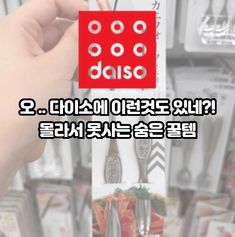 오 다이소에 이런것도 있네 몰라서 못사는 꿀템 3가지