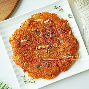 오징어 김치전 레시피 바삭하게 김치부침개
