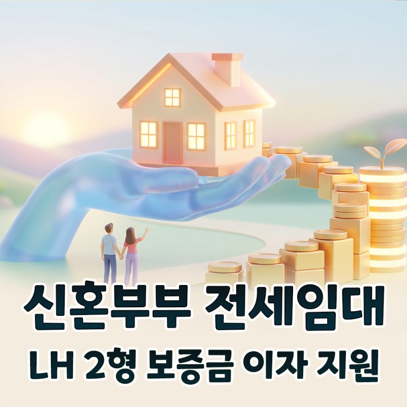 LH 신혼부부 전세임대 2형 보증금 대출 이자 지원 조건 신청 총정리