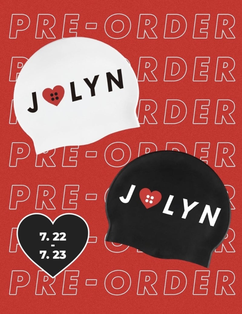 졸린코리아 졸코 하트단추수모 JOLYN HEART BUTTON (BLACK, WHITE)리스탁 프리오더 진행 7.22-7.23