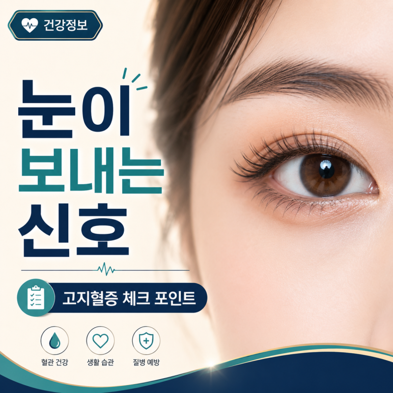 고지혈증 증상 없다고 안심? 몸에 나타날 수 있는 신호 4가지