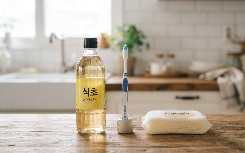 [식기세척기 관리] 식기세척기에서 물비린내가? 거름망 분리 청소와 식초/구연산 살균법