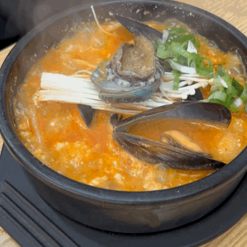 강릉 해물 뚝배기 맛집, 전복으로 아침식사 가능한, 팔도 전복 해물뚝배기, 주차 정보, 메뉴, ....