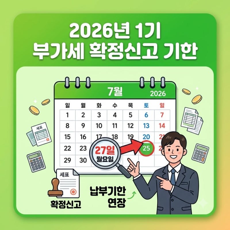 부가세 환급 신청방법, "신고기한 놓치면 가산세 20%" 지금 확인하세요
