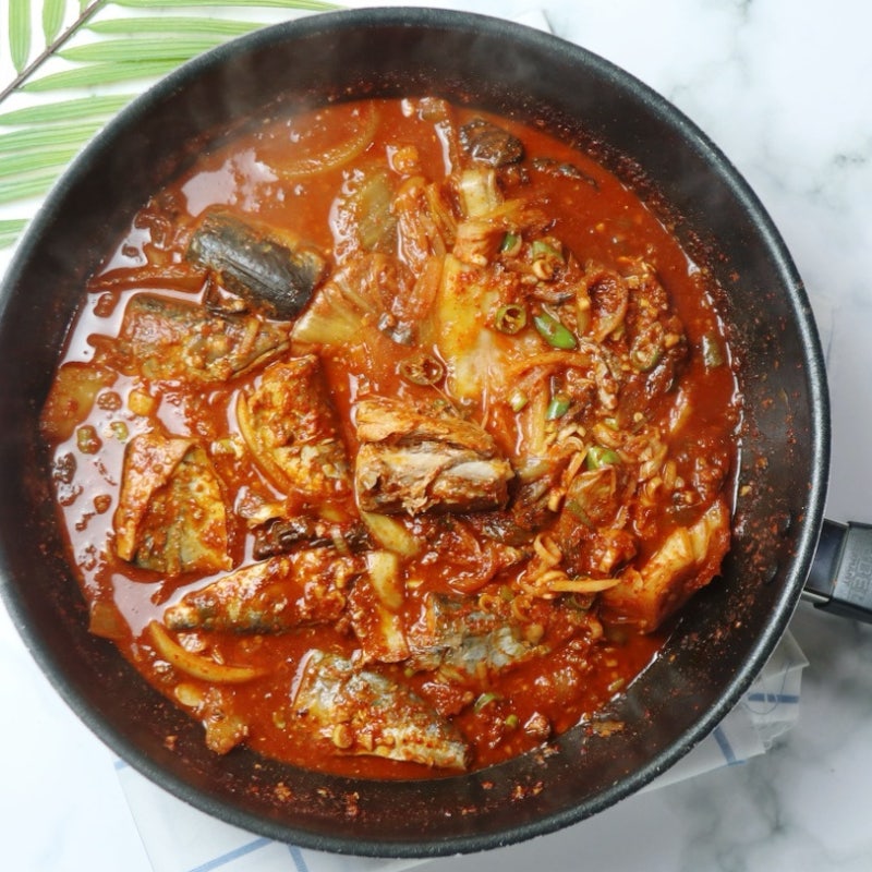 백종원 고등어김치찜 레시피 묵은지 고등어찜 만들기 통조림 고등어요리 만드는법