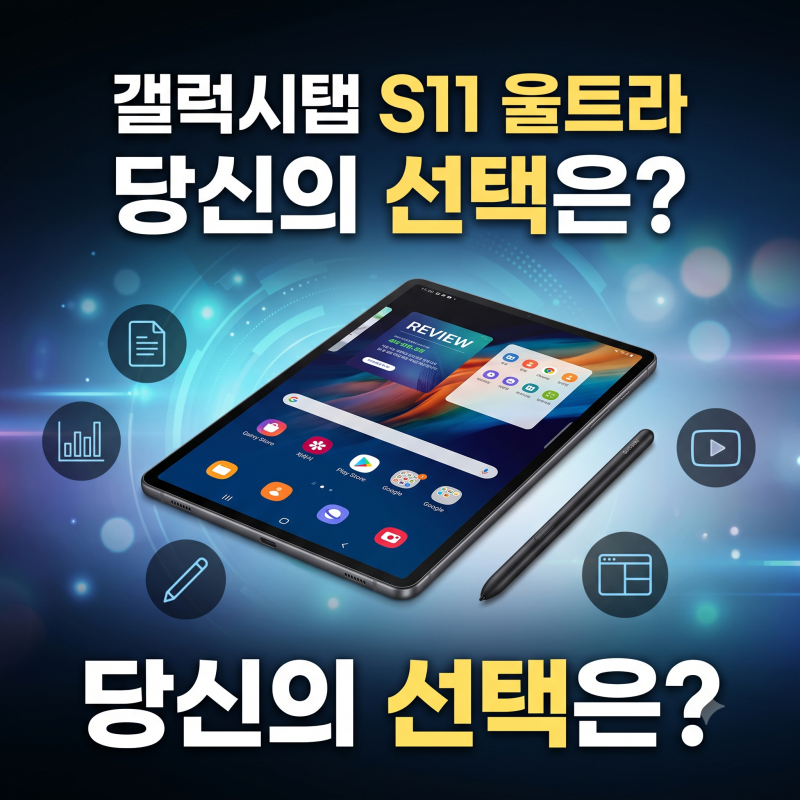 갤럭시탭 S11 울트라 살까 말까? 디멘시티 9400+ 성능과 거대한 14.6인치 활용 팁