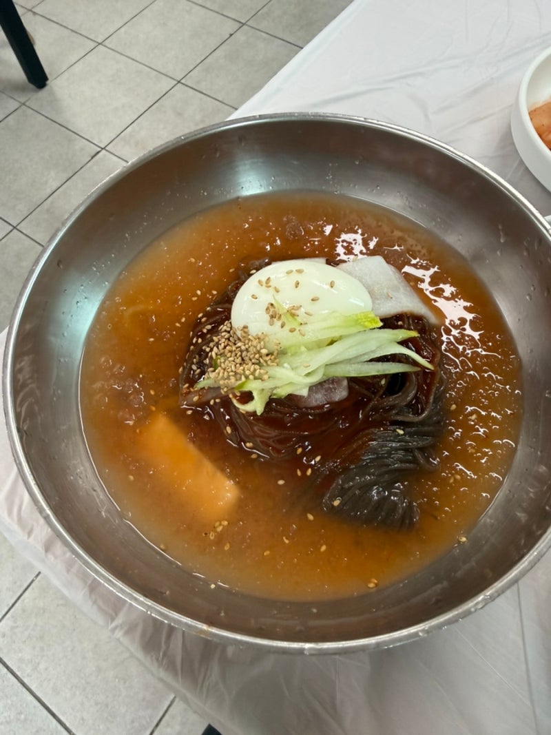 [여행/백령도/맛집5-②]사곶냉면(백령도렌트카사장님이 추천해주신 냉면맛집, 들기름향가득 ....