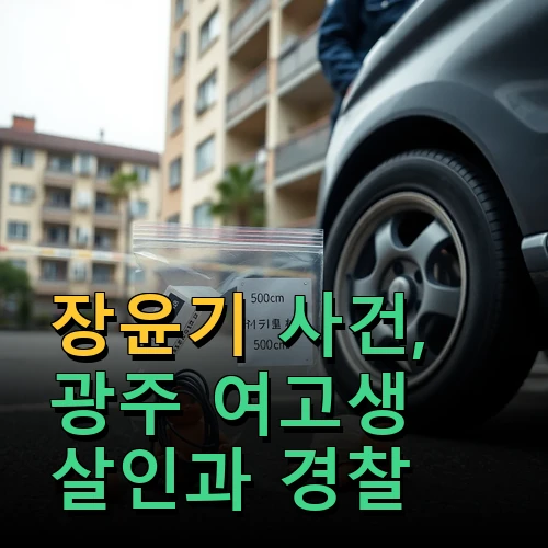 장윤기 사건, 광주 여고생 살인과 경찰 수사 쟁점(강력범죄,경찰가족,증거인멸,수사확대)