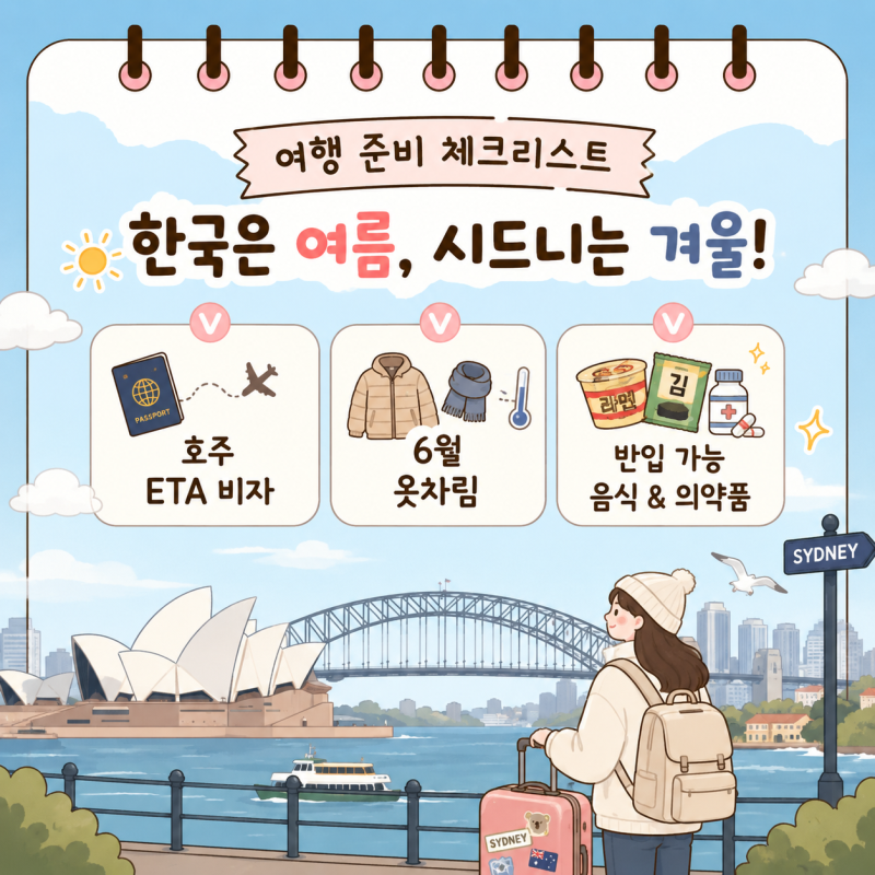 호주 음식 반입 총정리 | 간단한 영문 음식 리스트 준비법 & 빠른 입국 심사 후기 | 시드니 여....