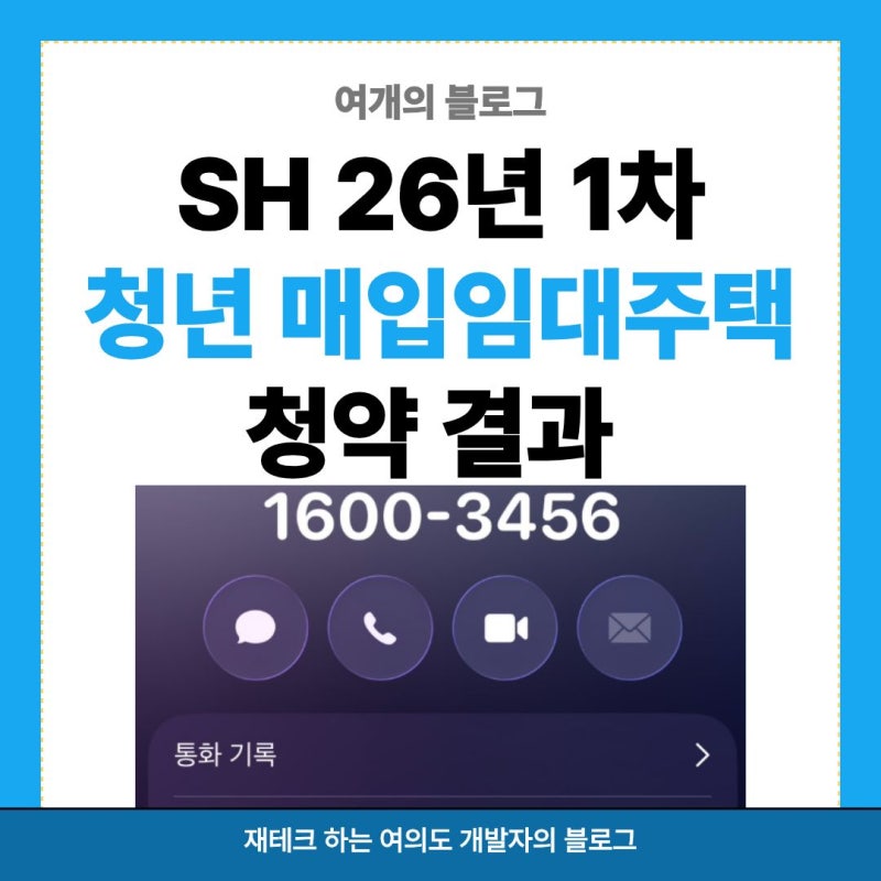 SH 청년 매입임대주택 2순위 신청 결과는?! | 경쟁률, 커트라인 분석, 2순위 가점 4점 결과