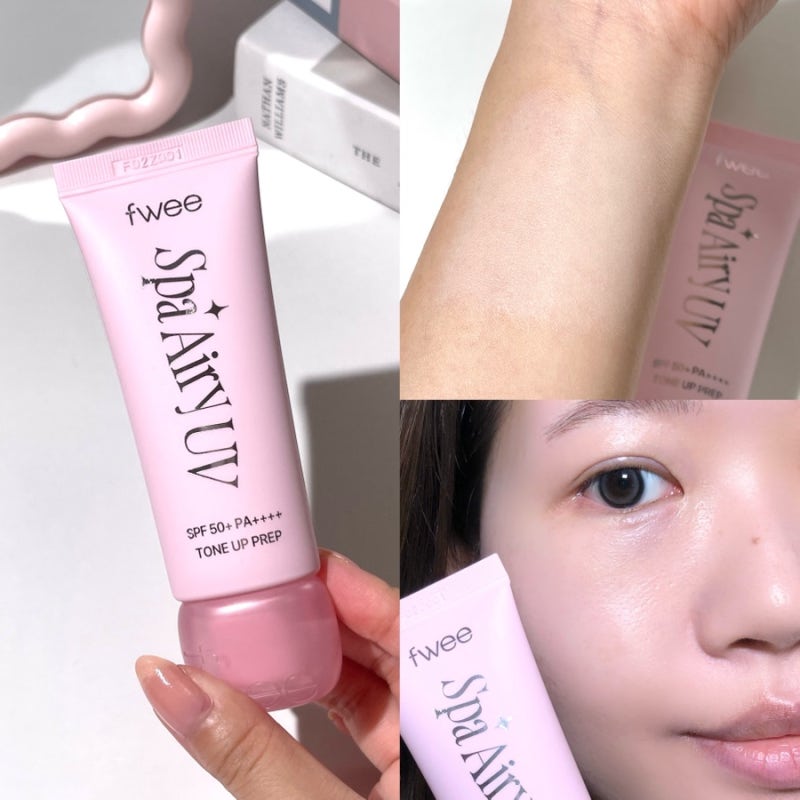 [fwee] 퓌 스파 UV 톤업 베이스 에어리 01 무광 솔직 후기 및 올리브영 톤업 선크림 추천