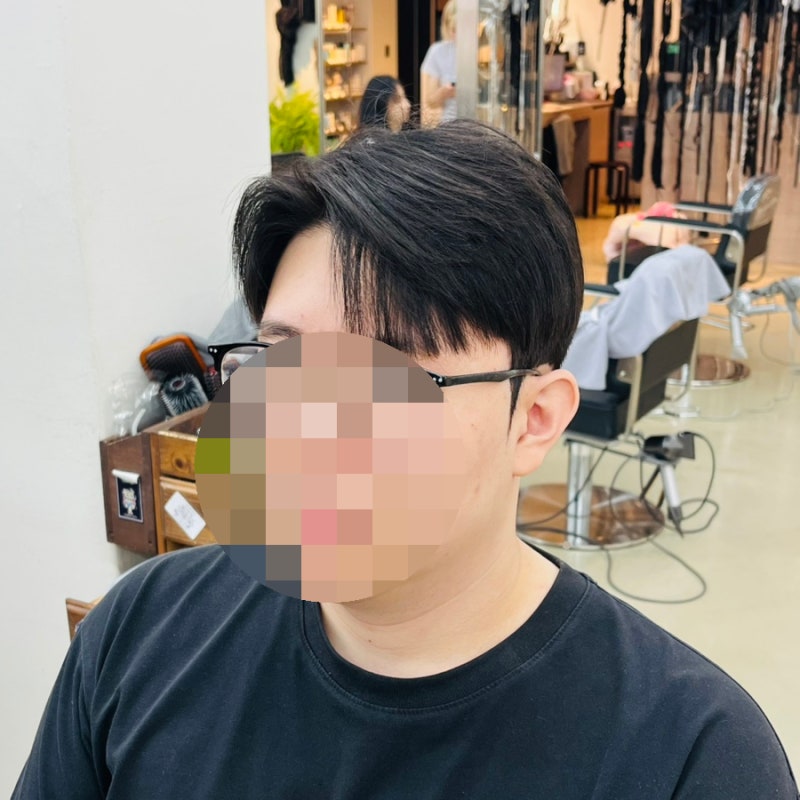 서현역미용실 남자머리 다운펌 잘하는 오뉴월헤어 재형 수석실장