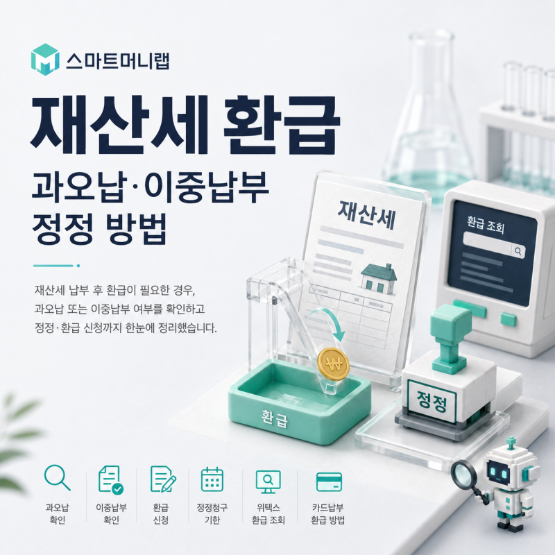 재산세 환급, 어떤 경우에 받을 수 있을까 핵심 정리