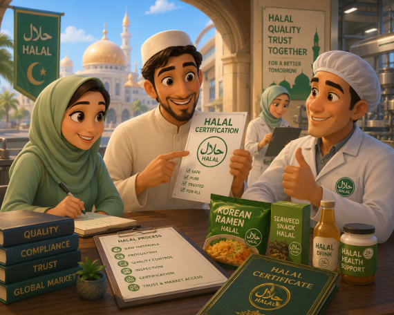 이슬람국가 무슬림 할랄인증 Halal 개념 배경 장점 절차 소요기간 예상비용