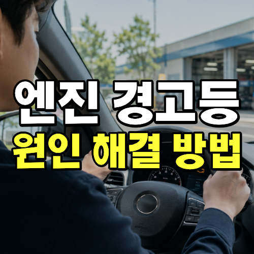 엔진경고등 뜨는 이유 증상별 예상 수리비 정리!