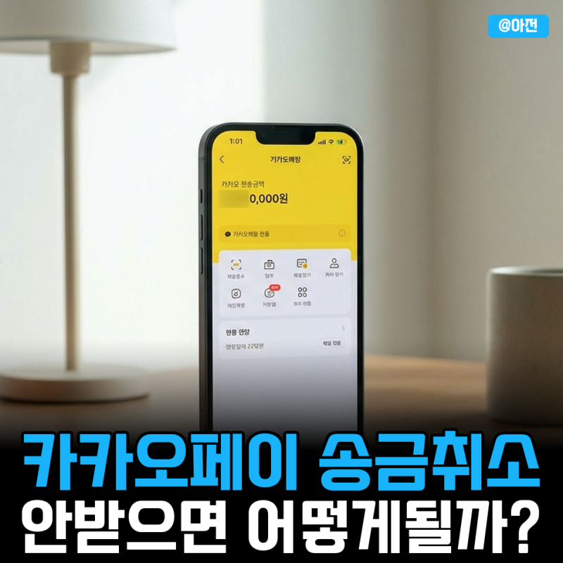 카카오페이 송금 취소 방법 거절 안받으면 어떻게 될까?