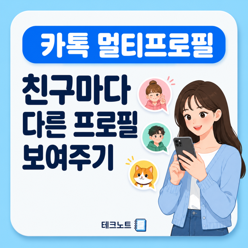 "친구마다 다른 프로필 보여주고 싶다면?" 카톡 멀티프로필 만들기 삭제 지정법