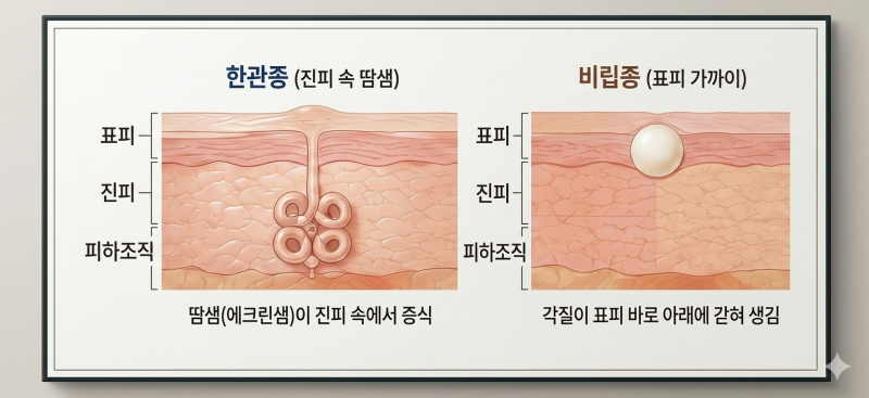 한관종 제거 vs 비립종 구별법부터 아그네스 시술까지 총정리
