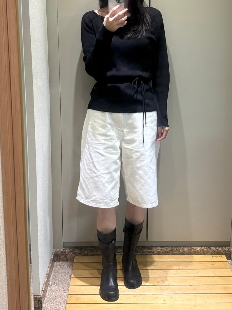 유니클로 데님쇼트팬츠 내돈내산 추천 후기 UNIQLO 바지 484209 버뮤다팬츠