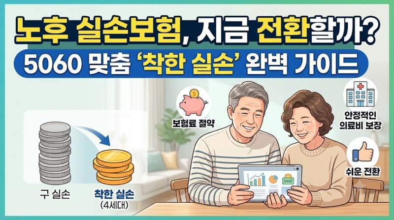 노후 실손보험 전환, 4세대 착한 실손 장단점과 할증 기준 총정리