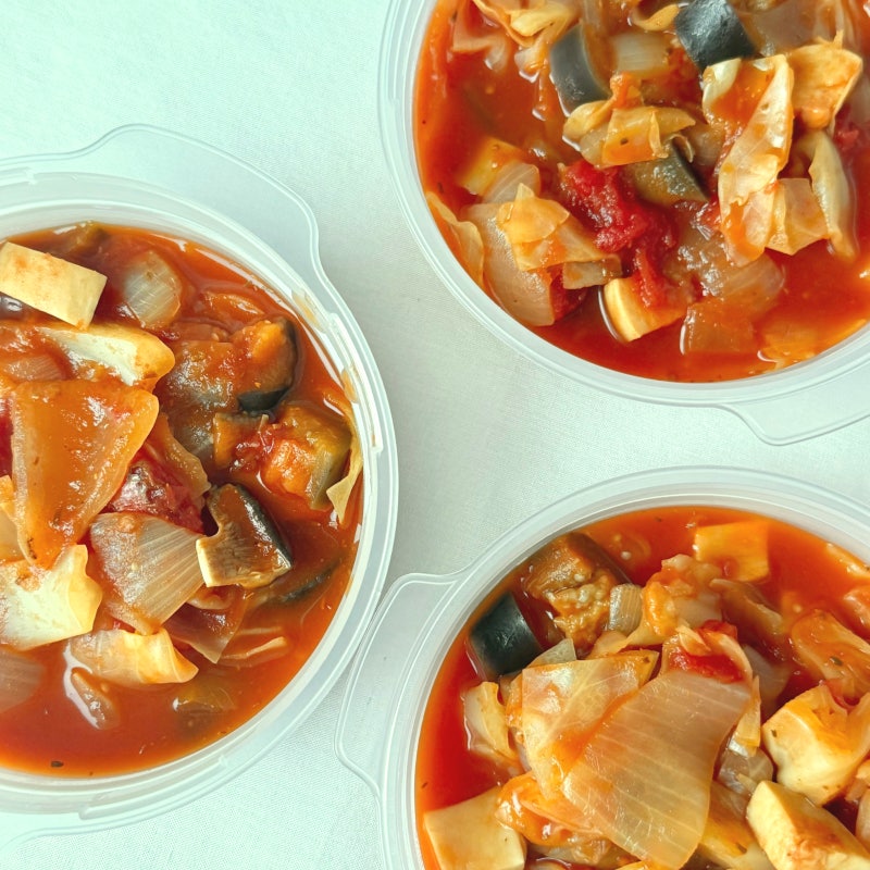 야채만 있는 초간단 마녀스프 토마토 스튜 레시피
