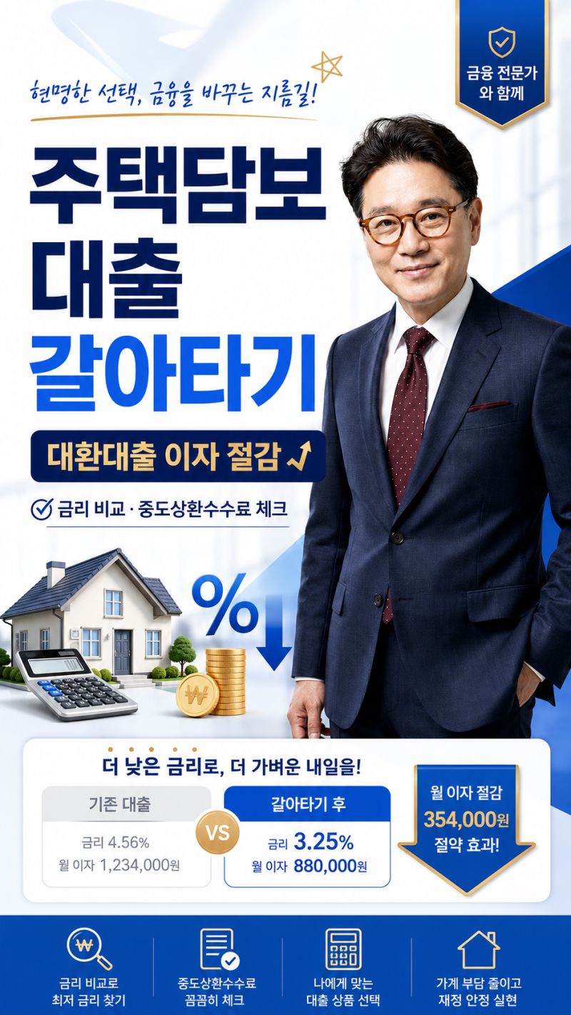 주택담보대출 갈아타기 전 꼭 확인할 비용과 실익 계산법