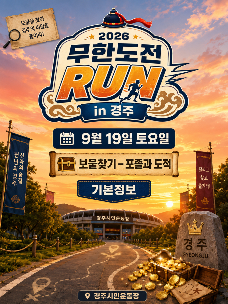 무도런 경주 2026 참가신청일정 예매 오픈일·코스·콘셉트 정리