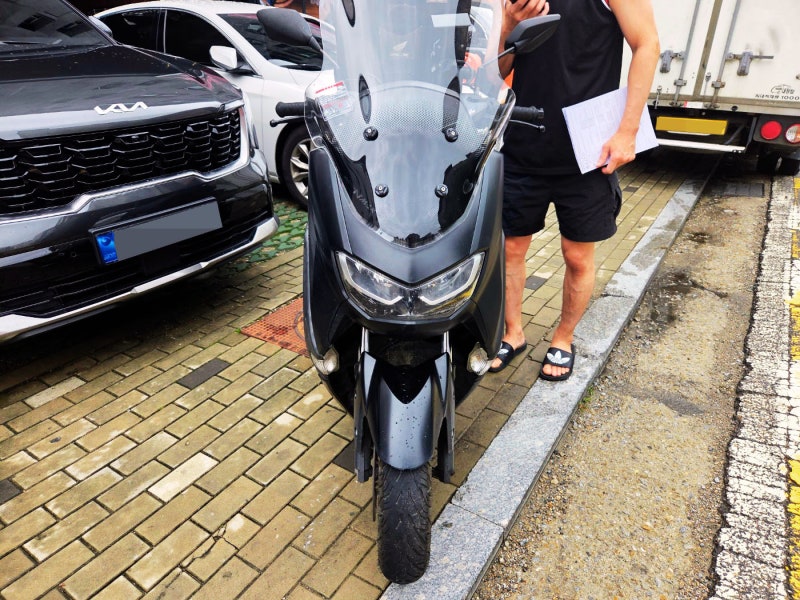 배달오토바이렌탈 nmax125 단기렌트 2달, 김포 탁송 완료