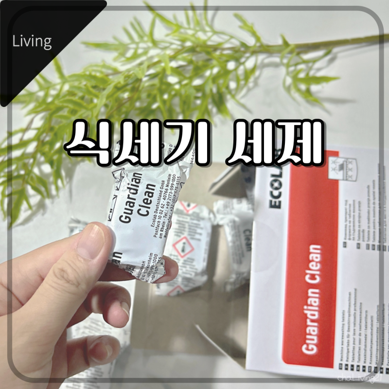 LG 식기세척기 세제 추천! 올인원 타블렛 하나로 간편하게