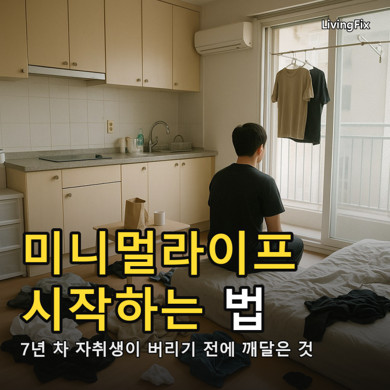 미니멀라이프 시작하는 법, 7년 차 자취생이 버리기 전에 깨달은 것