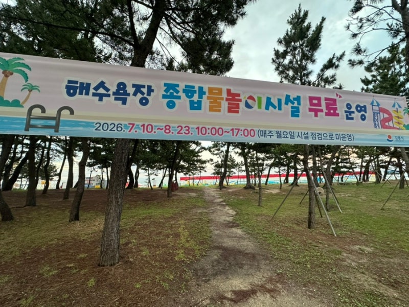 강릉 경포해수욕장 개장기간 시간 샤워장 파라솔 튜브 구명조끼 테이블 가격 및 아이와 가기....