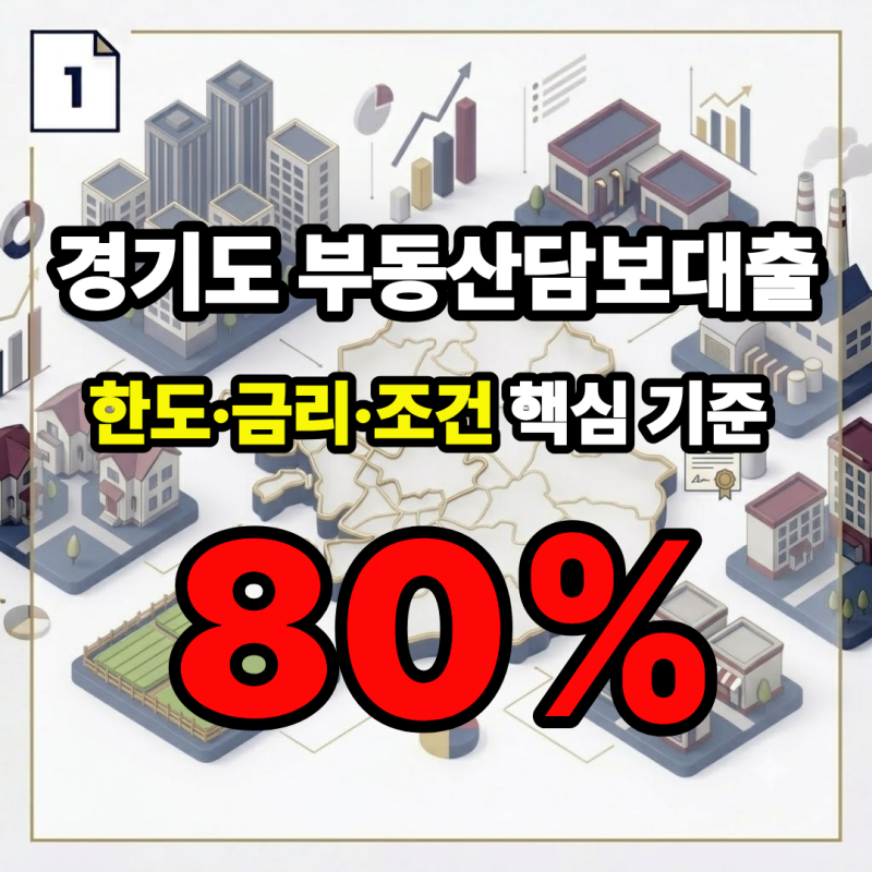 경기도 부동산담보대출 한도·금리·조건·절차, 꼭 알아야 할 핵심 기준