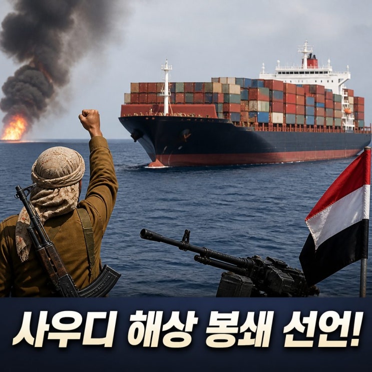 사우디 해상 봉쇄 선언 <b>예멘</b> 후티 긴장 고조