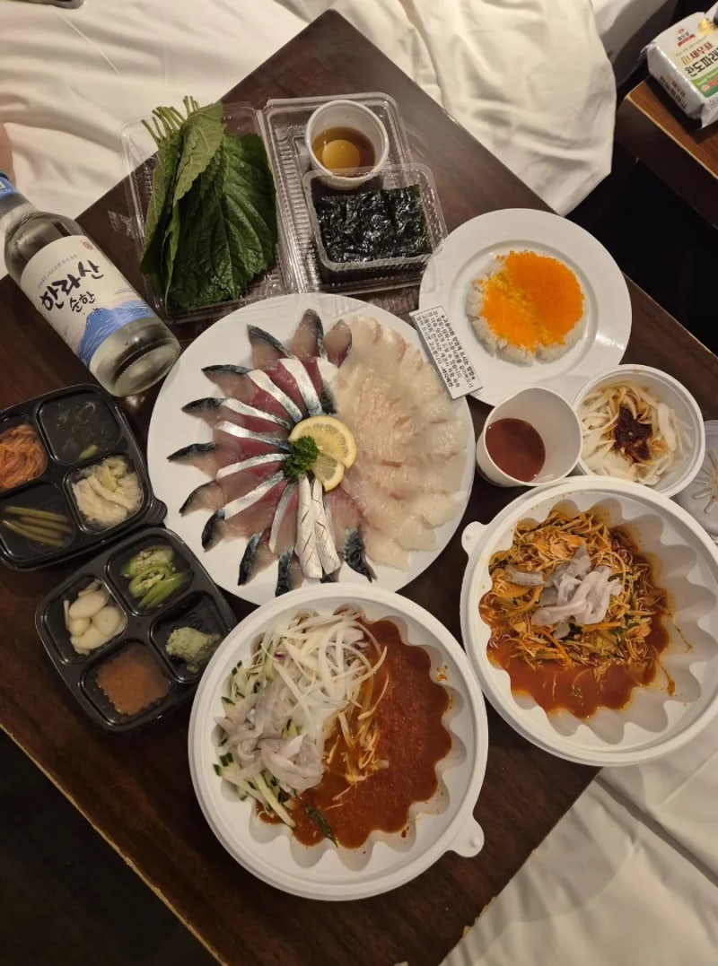 [협재] 고등어회 맛집 ! 협재해수욕장 앞 횟집 추천 포장 맛집 제주협재 바다해찬