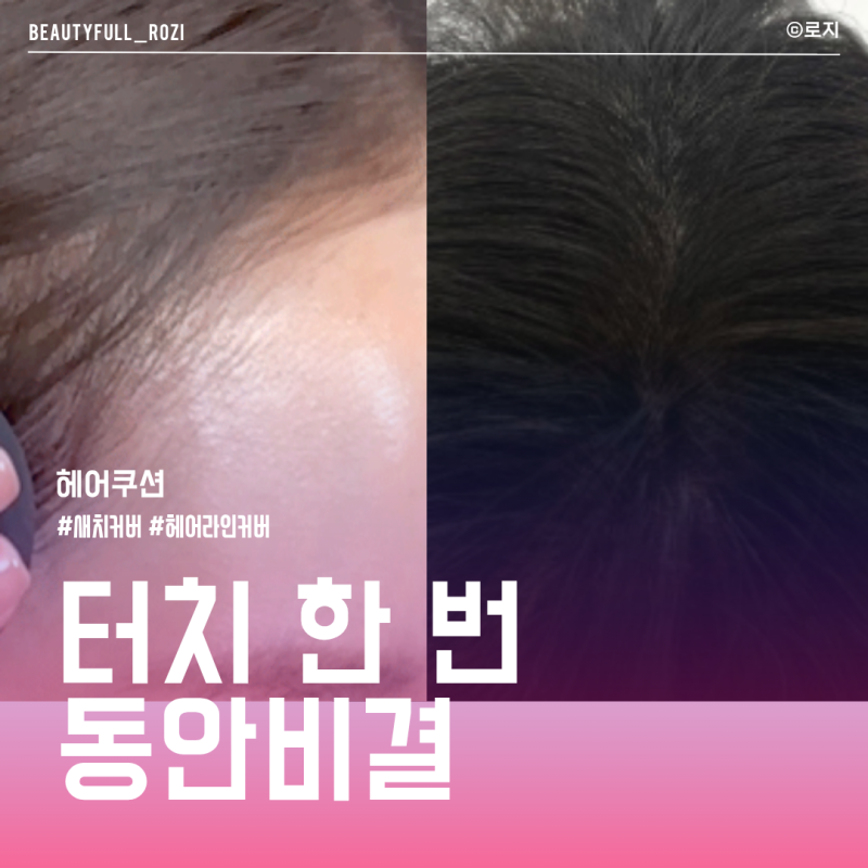 올리브영 정수리 헤어라인 새치커버 스틱 헤어팡팡 쉐딩 커버 헤어쿠션 스프레이