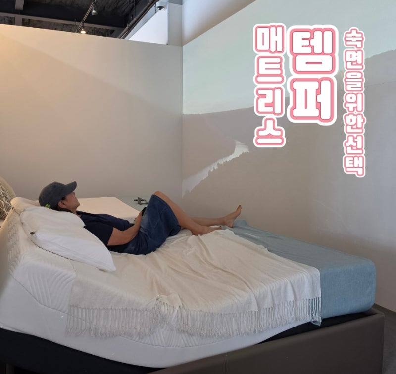 템퍼 매트리스 퀸 종류 알아본 매장