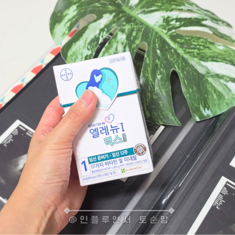 임신 준비 임신 초기에 챙기는 임산부 엽산 엘레뉴 럭스 활성엽산