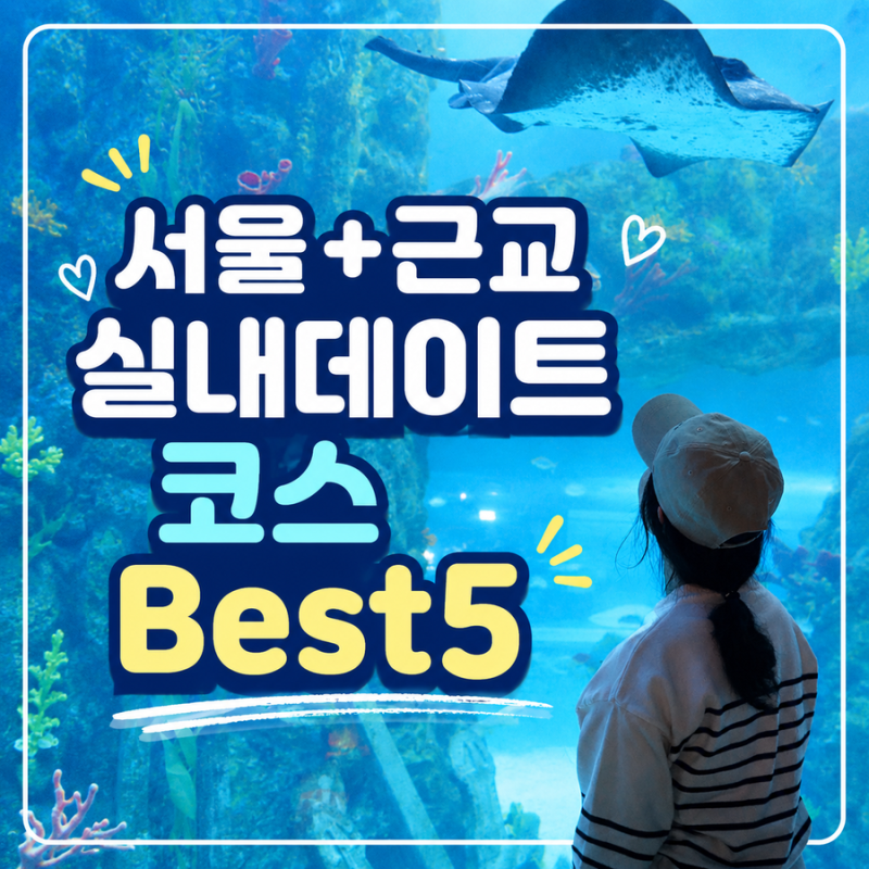 서울 근교 실내 데이트 코스 비올때 가볼만한곳 best5