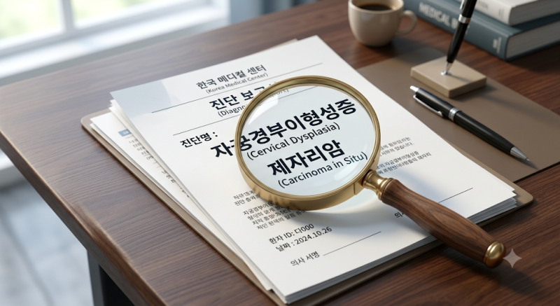 자궁경부이형성증 제자리암 CIN3, Severe dysplasia, HSIL 진단 후 상피내암 보험금 청구 기준과 손....