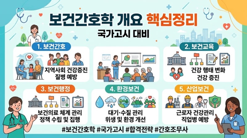 보건간호학 핵심 정리｜간호조무사 국가고시 필수 암기