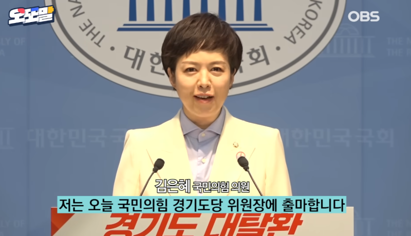 김은혜 의원, 국민의힘 경기도당위원장 출마 선언… "경기도 대탈환으로 승리 발판 마련"