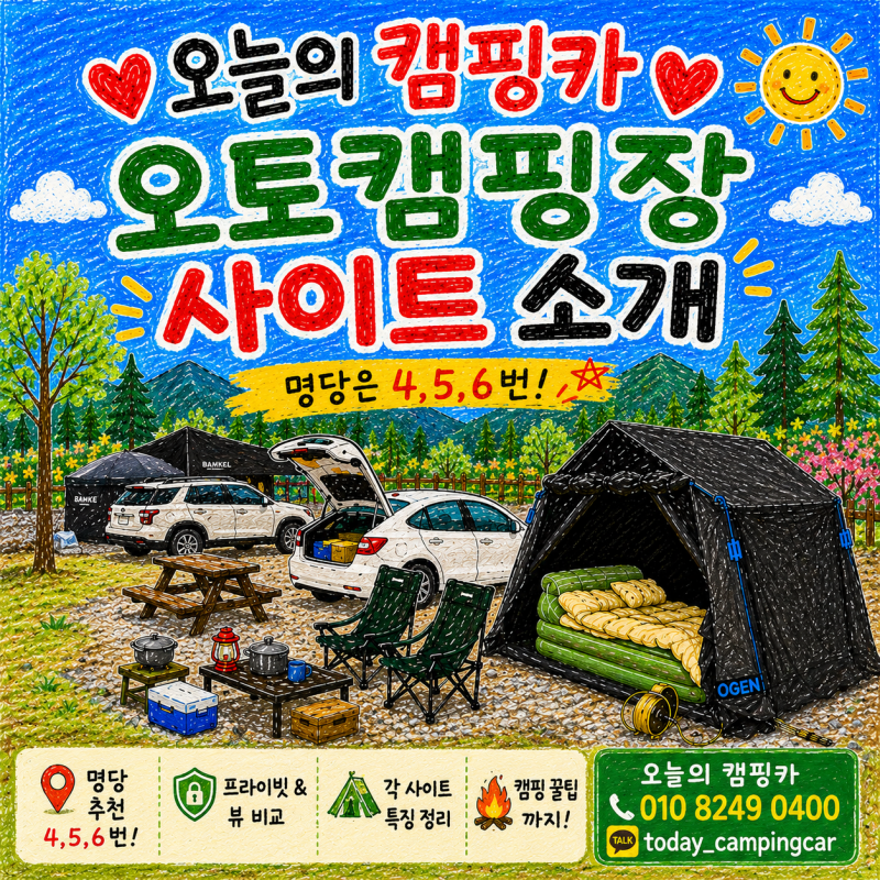 대구 중고 캠핑카 판매 달서별빛캠핑장 명당은 몇 번일까 사이트별 추천 총정리 오늘의캠핑....