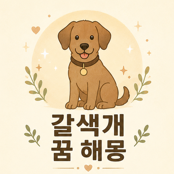 갈색개 꿈 간단 해몽, 상황별 해석과 올바른 대처 방법