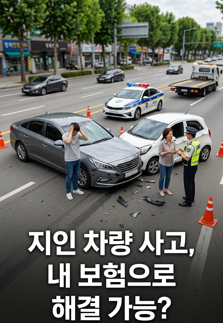 지인 차 빌려 운전하다 사고? 타차운전특약과 무보험차 사고 핵심 정리